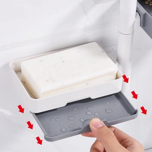 сапунерка с вакуум за стена за баня или кухня