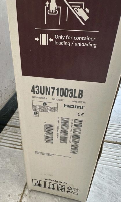 LG 43UN71003LB 43" LED 4K Smart TV nou