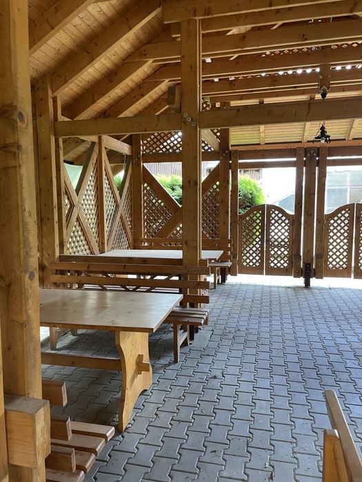 Foisor din lemn cu elementele demontabile