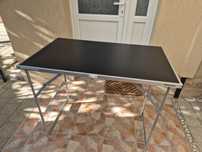 Vând masă pliabilă ,nouă ,reglabilă pe înălțime 100/60 cm. 145 lei