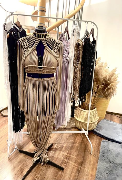 Rochii macrame- plaja, festival- 650