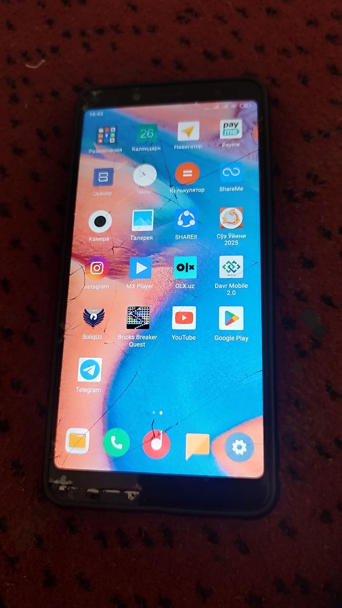 Redmi not 5. 64 xotirali