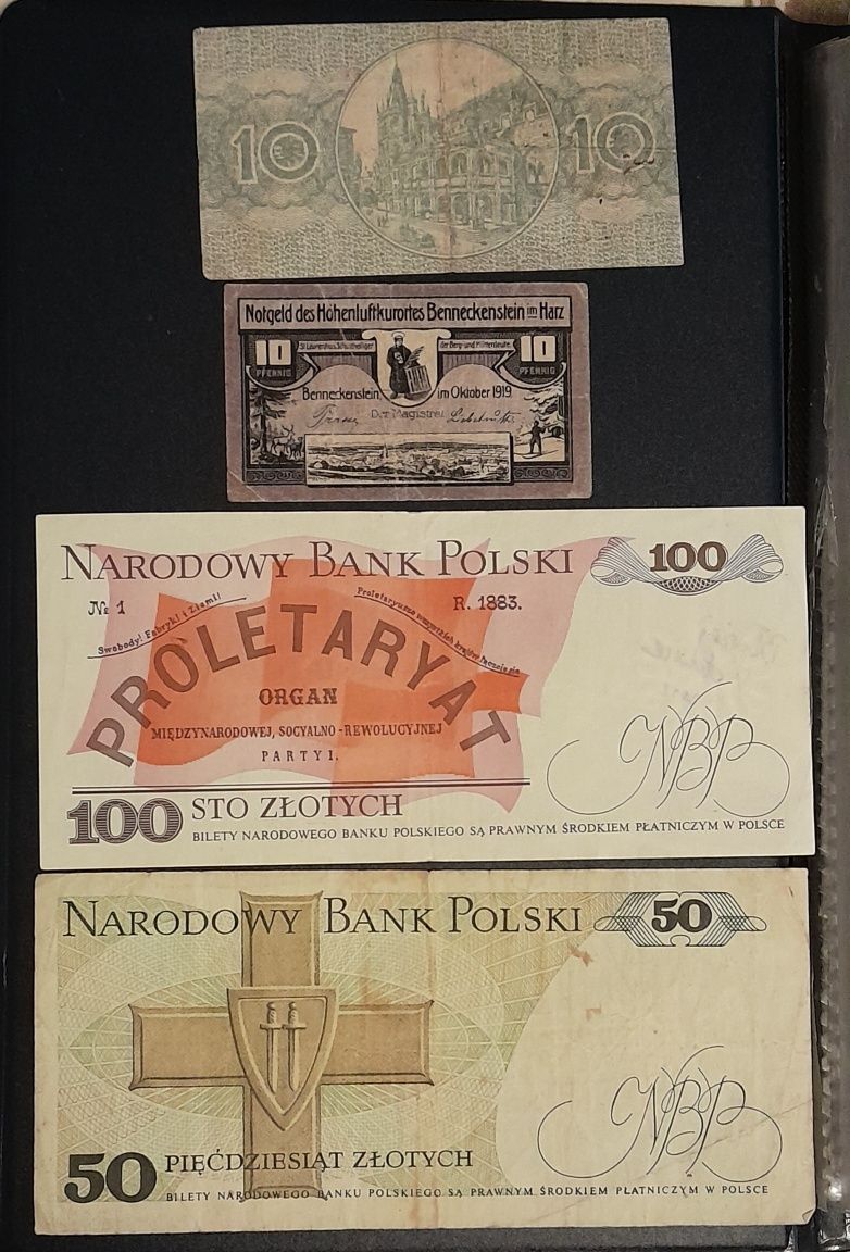 7 bancnote Germania Turcia Anglia Polonia 1919/1988 preț total