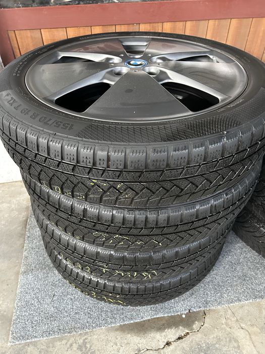 Джанти с  Зимни Гуми 155/70/19 цола BMW I3 original