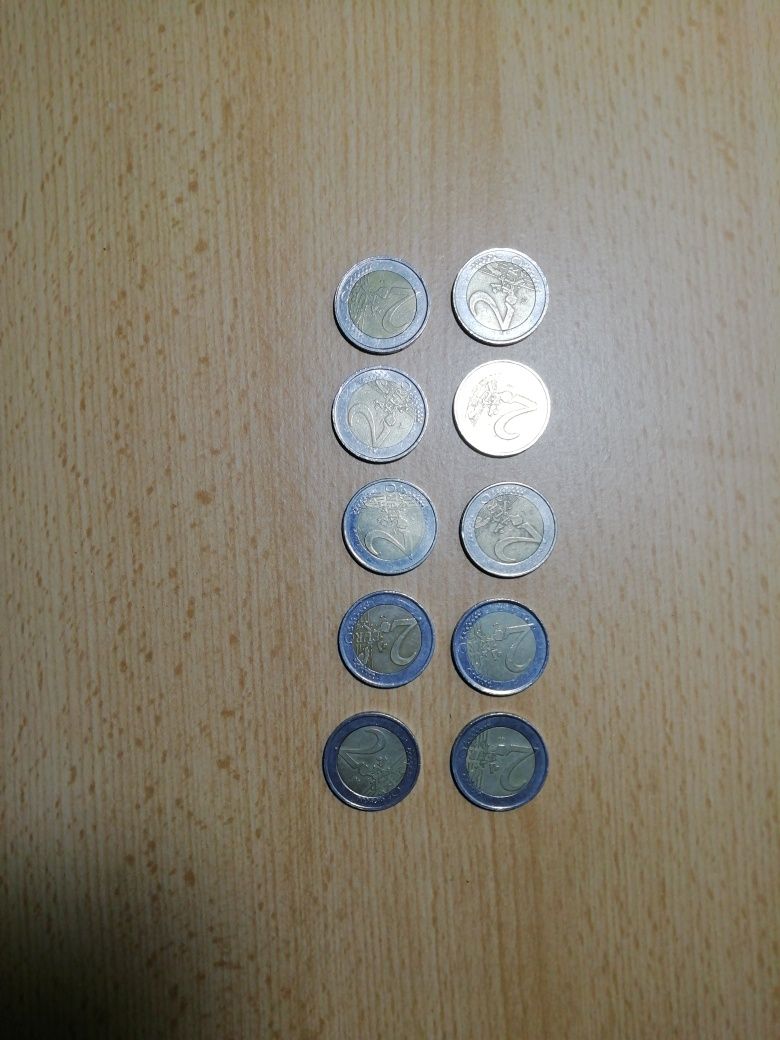 Vand monede de 2 euro anul 2002