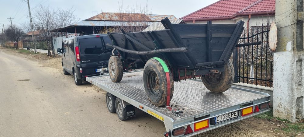 Caruta solida după tractor butuci de u650 , schimb cu remorca 750 kg
