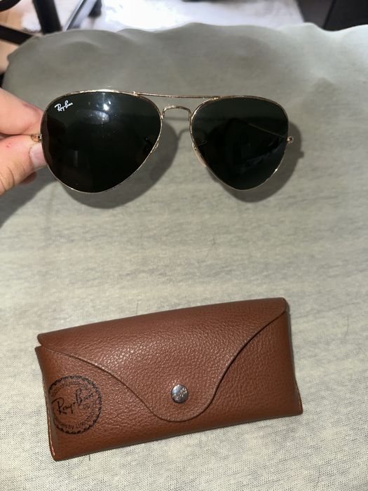 rayban aviator gold