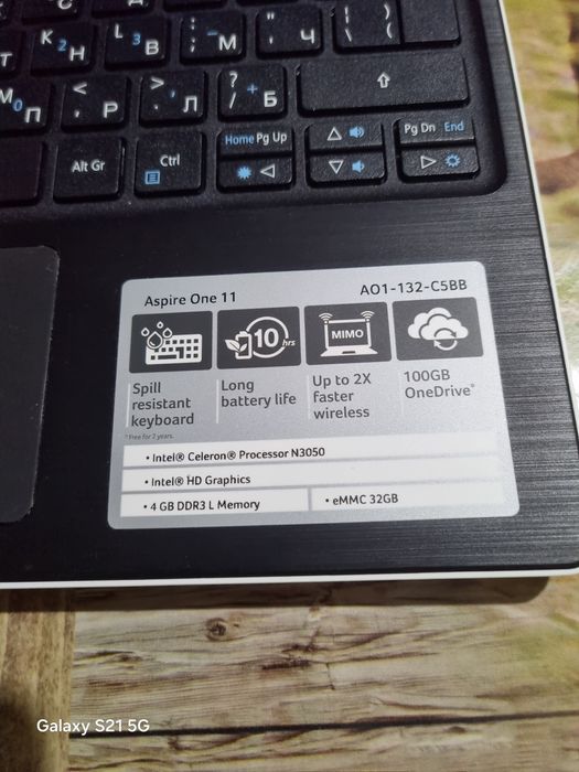 Лаптоп Acer Aspire  11