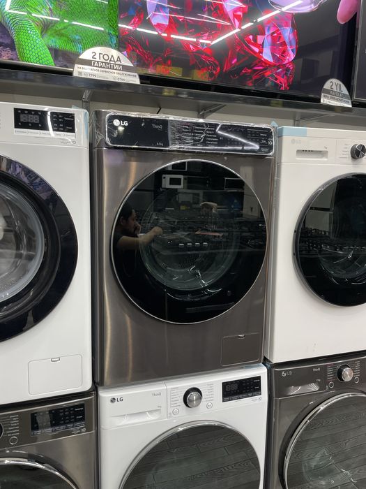 LG kir yuvish mashinasi – Inverter, Turbo Wash 360 va 3 yil kafolat!