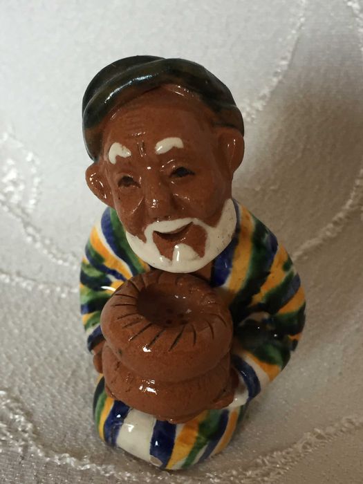 Керамична статуетка/фигурка Узбекистан ръчна изработка авторска уникат