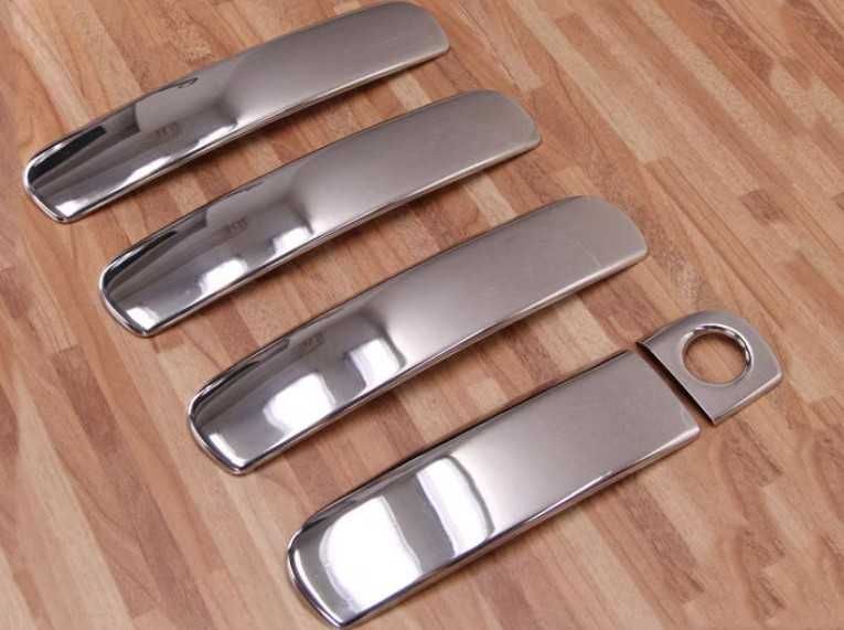 Set de 5 ornamente manere usi cromate Audi A3  A4  A6