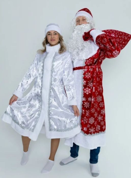 Костюмы Деда Мороза и Снегурочки  в аренду