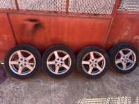 Jante 5x112+anvelope  vara 205/55/R16