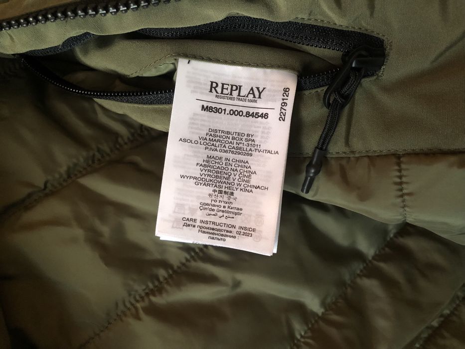 Replay Parka Jacket ОРИГИНАЛНО мъжко яке - S/M
