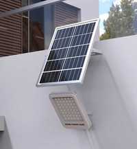 Lampa solara proiector german 200w cu panou fotovoltaic ,telecomanda
