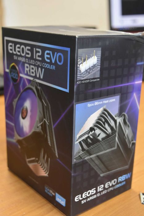 Охладител Raijintek - ELEOS 12 EVO RBW RGB, 120 mm Охладител процесор