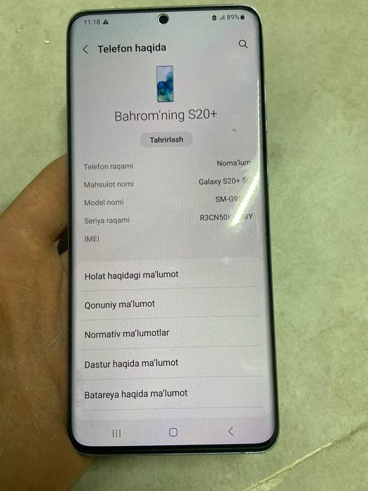 Galaxy s20+ 5g samsung