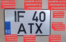 Numere auto ornamentale