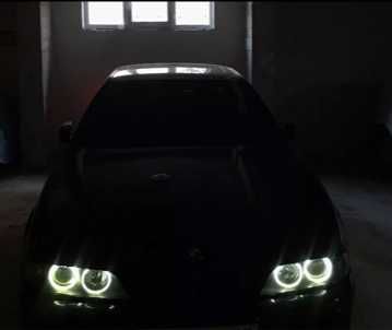 Set Bec Angel Eyes Led Marker Alb BMW E39/E60/E65/E53/E90 Canbus 20W