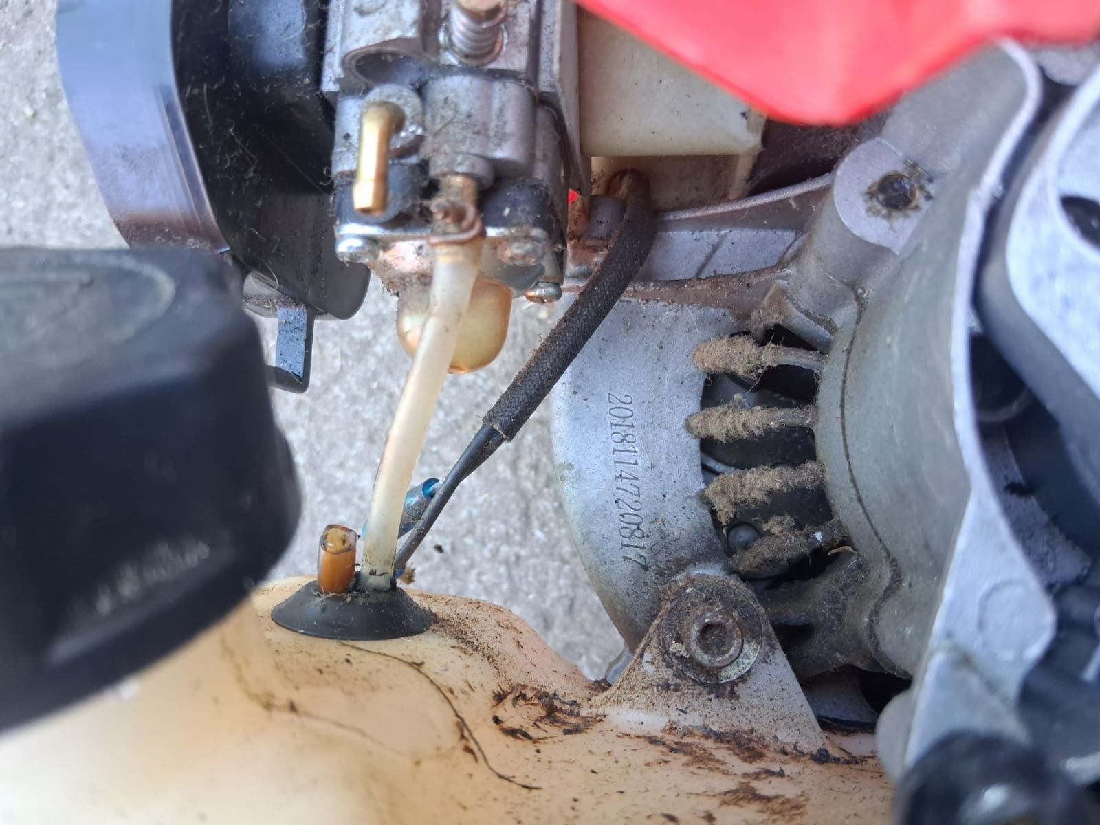 Motor de motocoasa