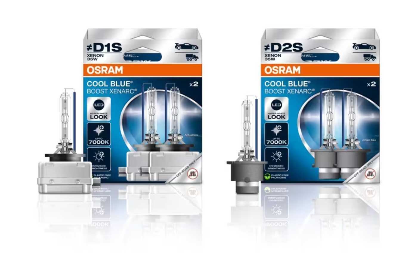 Автомобилни крушки OSRAM COOL BLUE BOOST  H1,H4,H7,H11,HID(XENON)