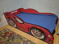Pat copii masina Spiderman 170x85 cm