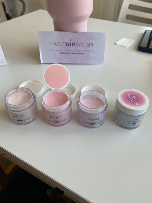 Пудра за нокти KABOS титан маникюр прах