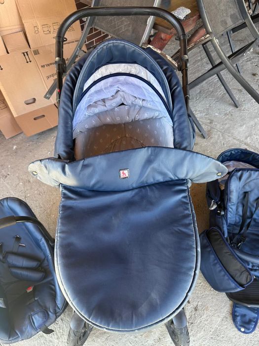 Carucior Tutek 3 in 1 din piele , calitatea I