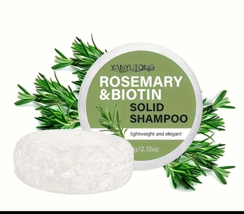 Твърд шампоан с розмарин и биотин – 60 g ( 2.12 oz )