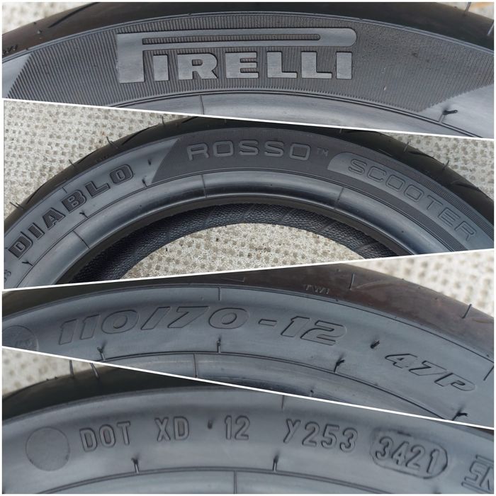 O bucată 120/110 80/70 - 12 - 11 - Heidenau Michelin Pirelli Mitas