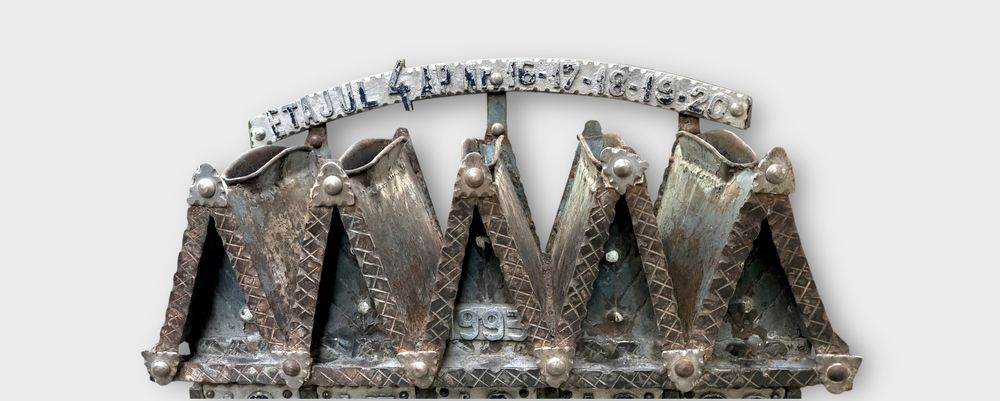 Cutie postala metalica perioada anilor 1920