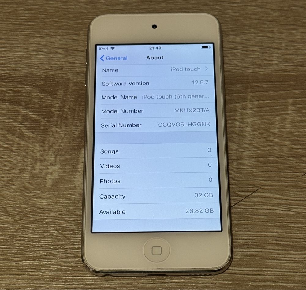 Apple iPod touch 6  32gb silver fara conturi stare buna