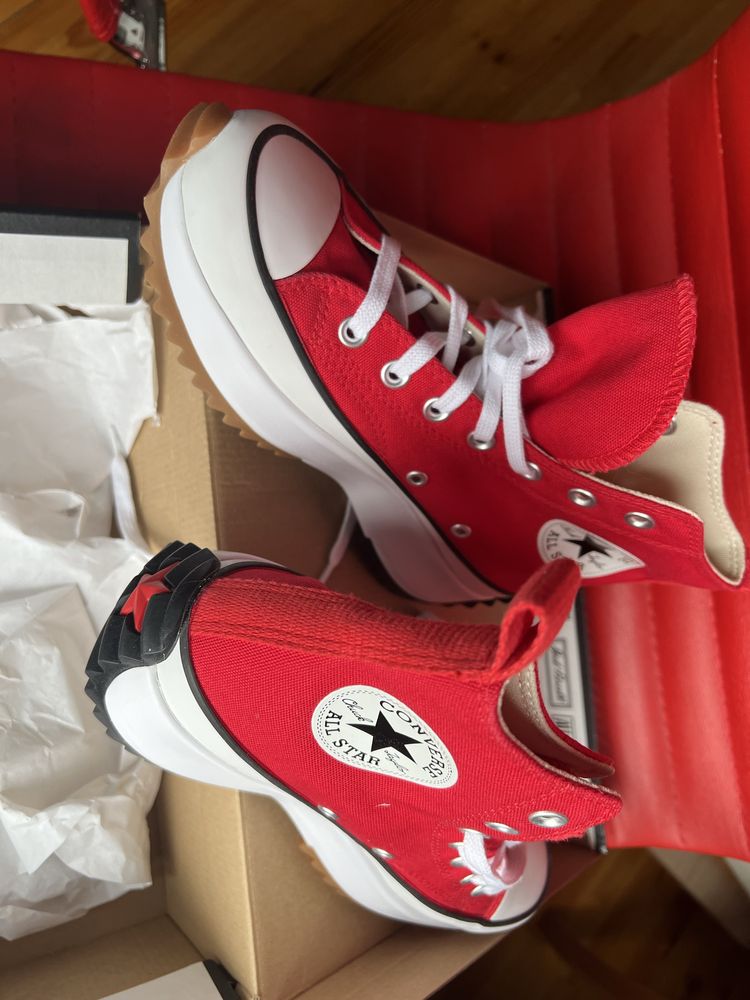 кеды Converse run star hike red