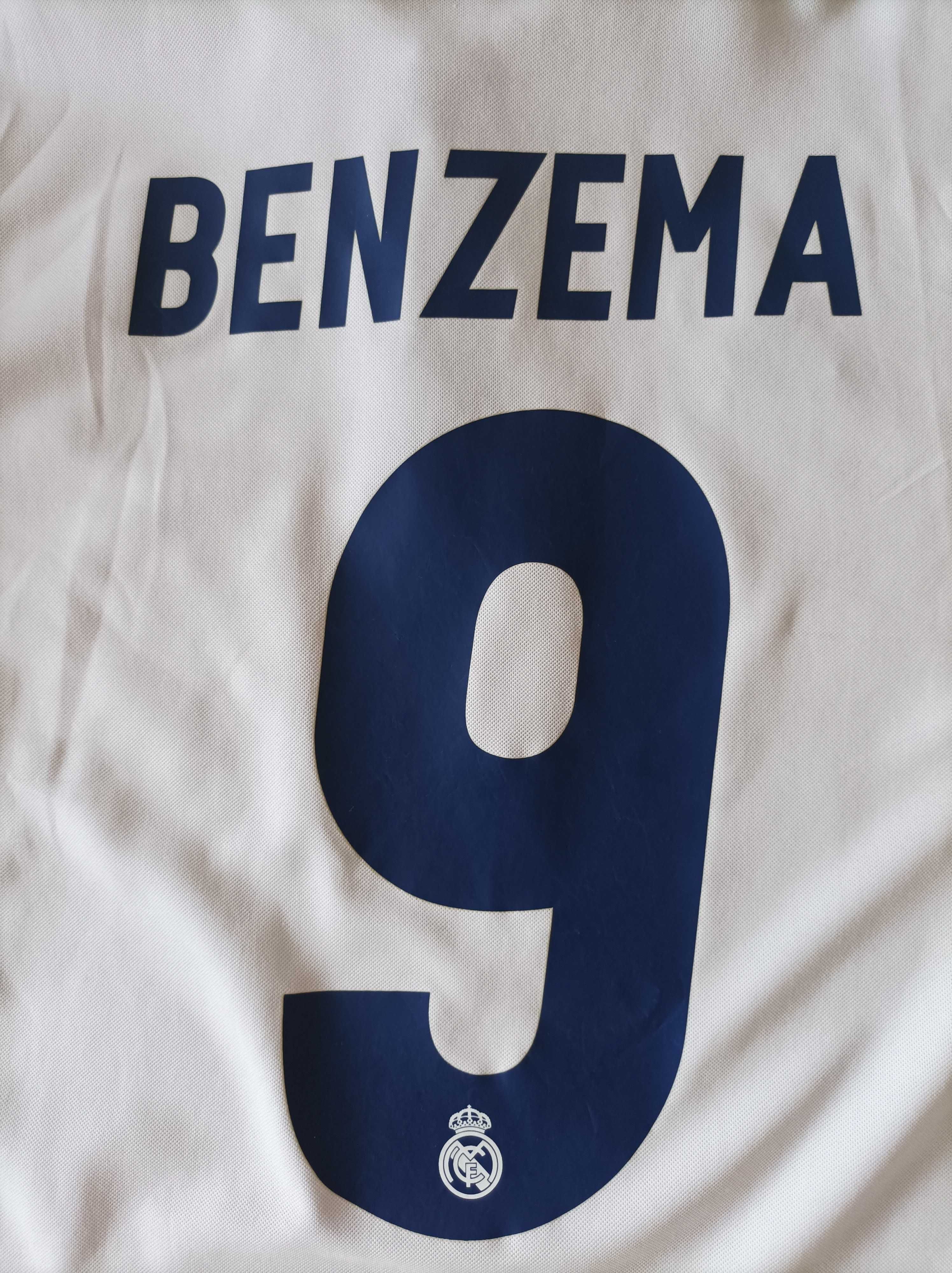 тениска фланелка Реал Мадрид Адидас Карим Бензема №9 ретро 2015 ХЛ