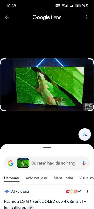 Lg oled c 4 55 idiyal xamanarsasi bor garyantiya beriladi
