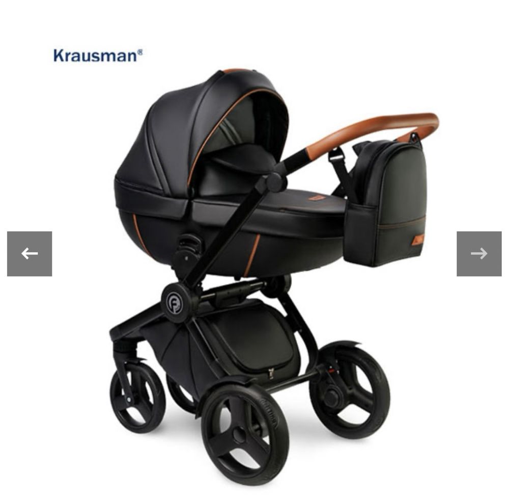 Carucior 3 in 1 Krausman + baza isofix