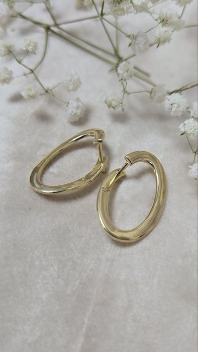 Серьги золотые ЖанТаС ломбард Астана