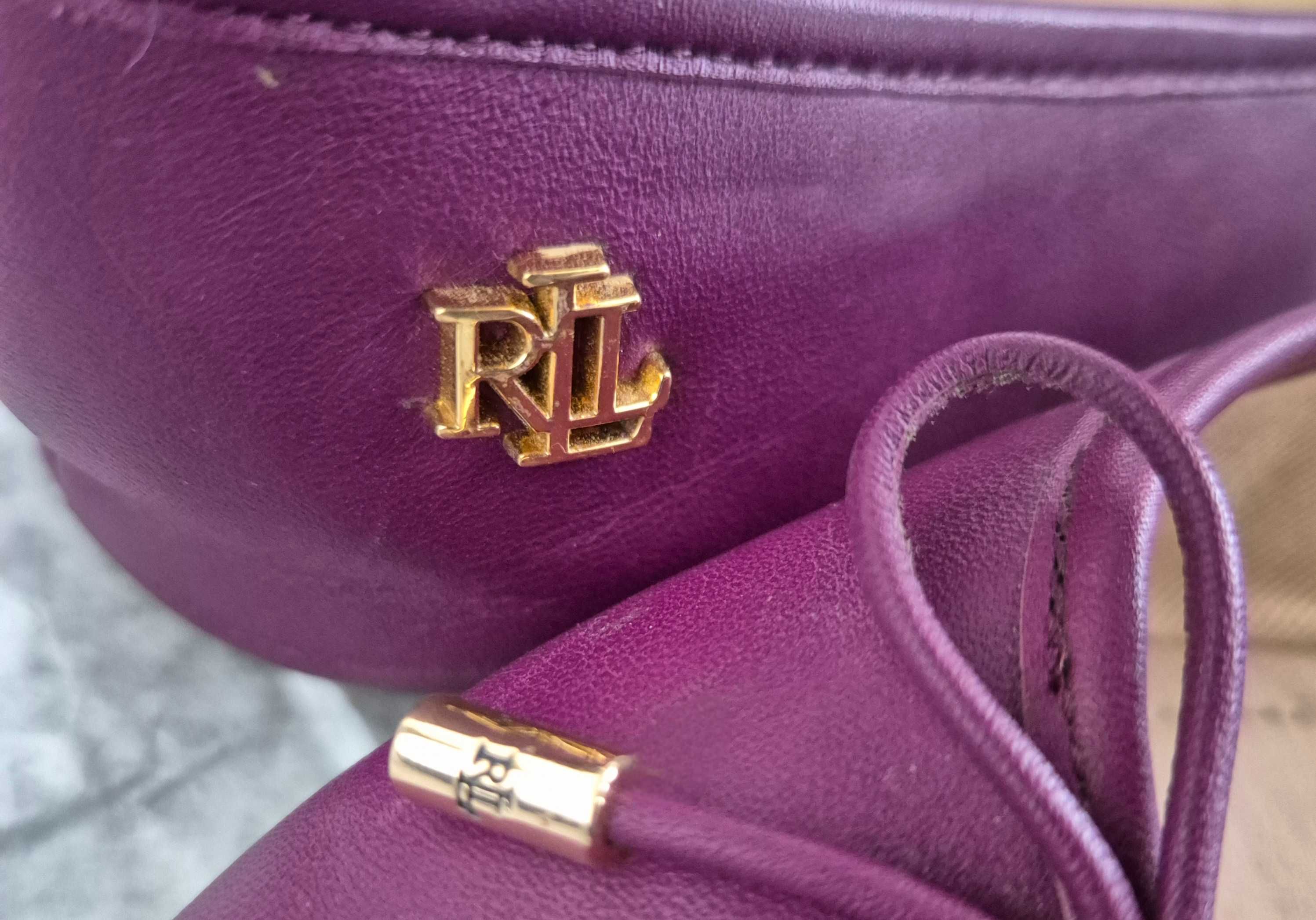 Кожени балеринки, Ralph Lauren, модел Jayna, размер 37