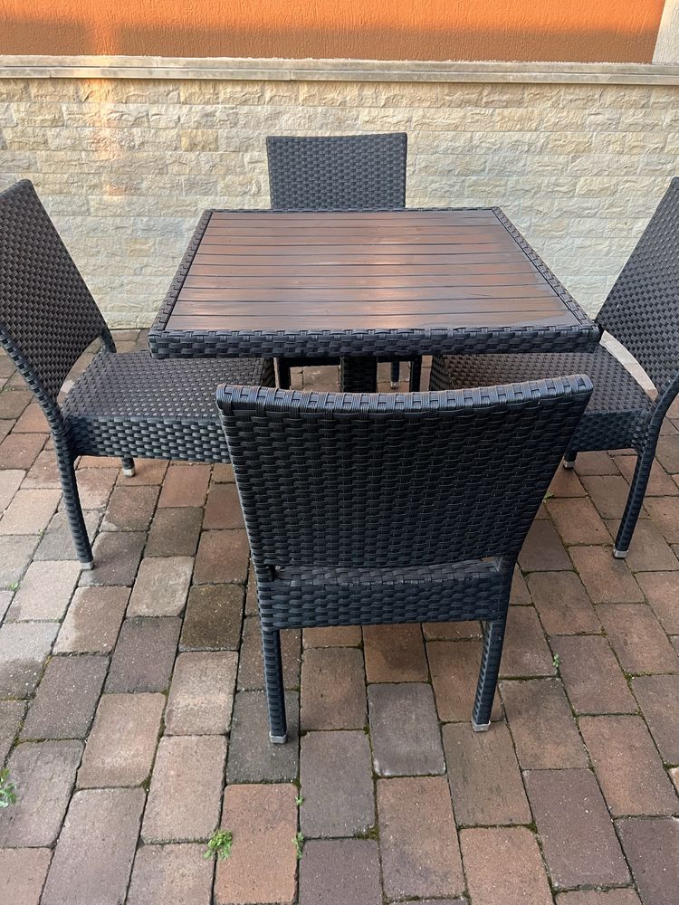 Set masa si scaune gradina