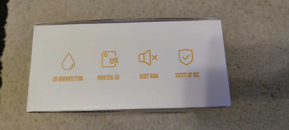 Difuzor uleiuri esentiale aromaterapie parfumuri, 500 ml led RGB - nou