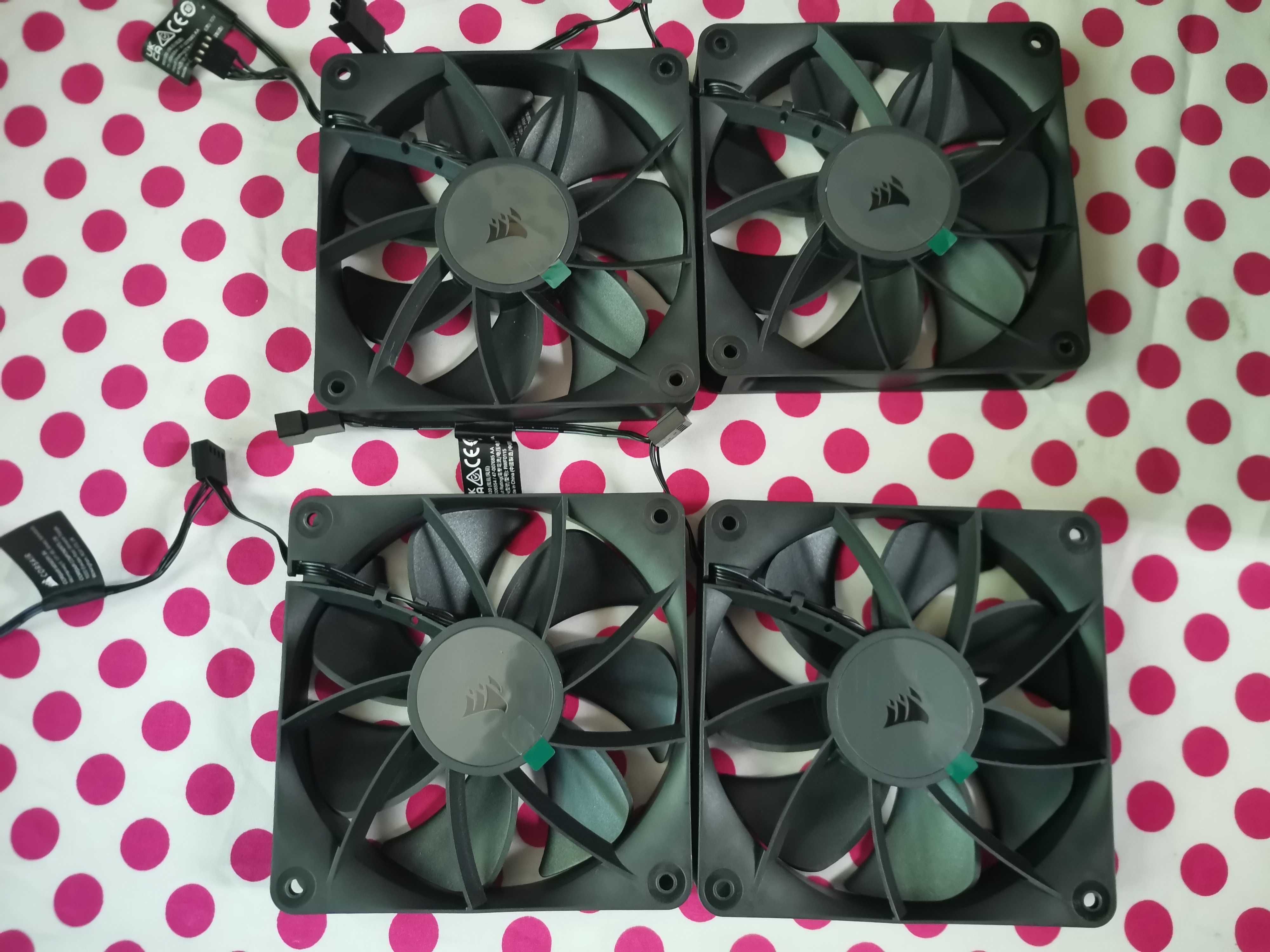 Cooler, ventilator Carcasa 120x120x25 Corsair RS120 BLACK, nou.