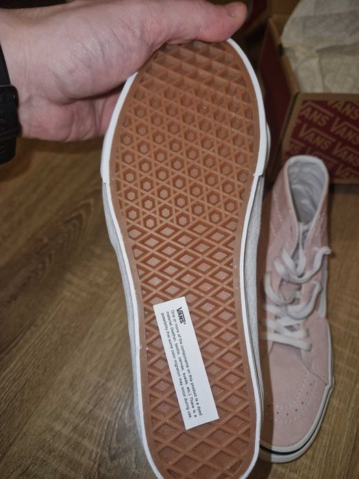 Adidas pantof Sneaker înalt 'SK8-Hi' VANS pe Rose/roz unisex 39