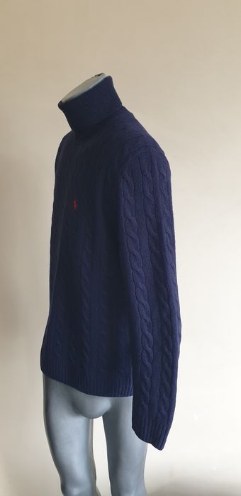 POLO Ralph Lauren Cable Wool M - L НОВО! ОРИГИНАЛ! Mъжки Поло Пуловер