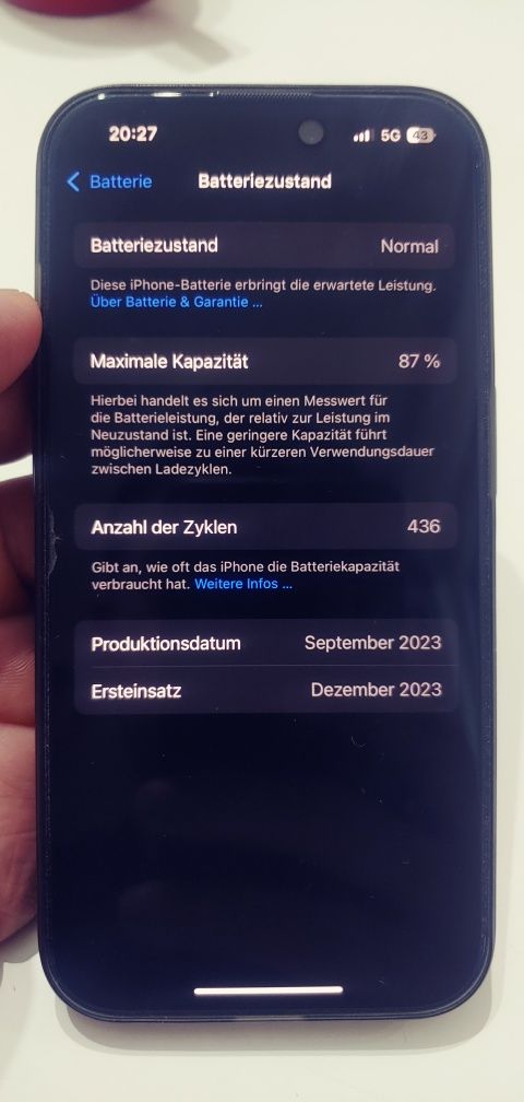 Iphone 15 Pro original 256