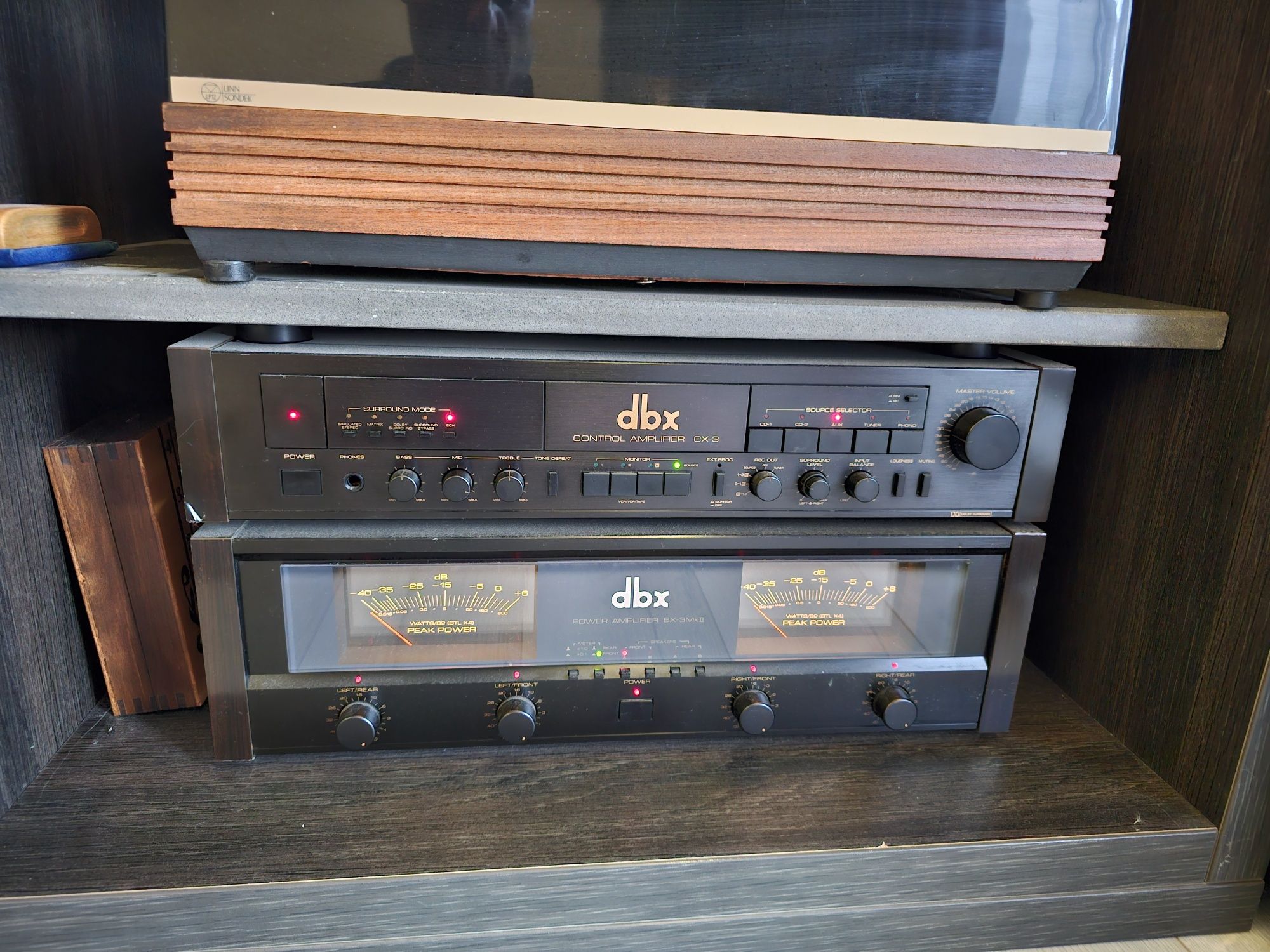 Dbx power amp BX3 MK 2 and preamp CX 3