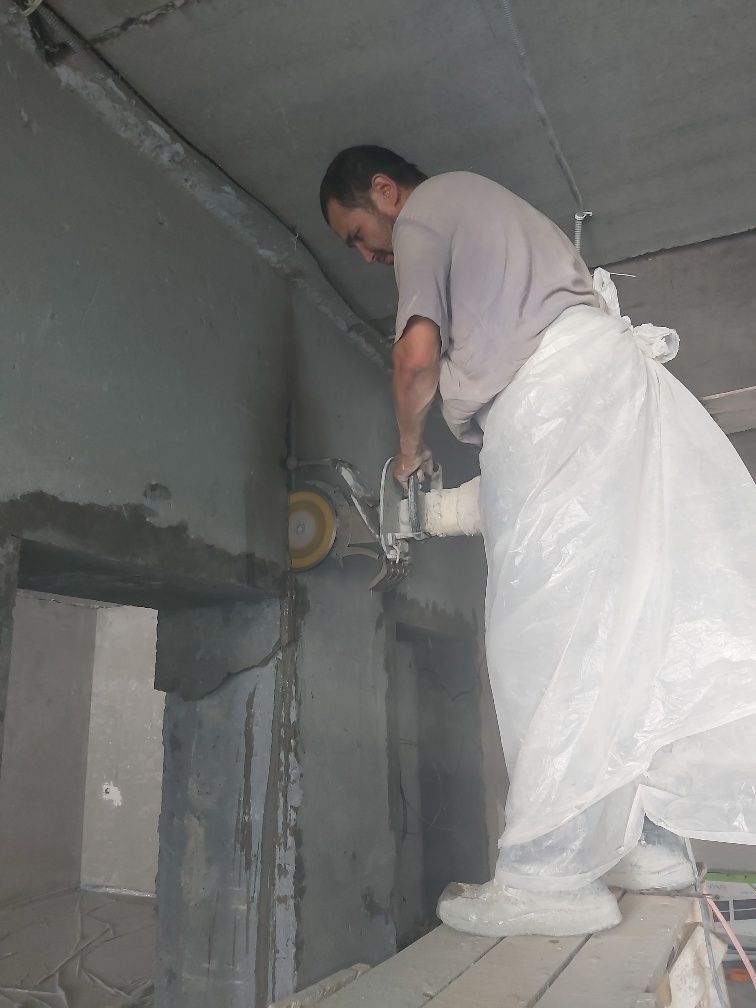 Almaznoy bureniy perforator otboynik demantaj devor teshishi kesish xi