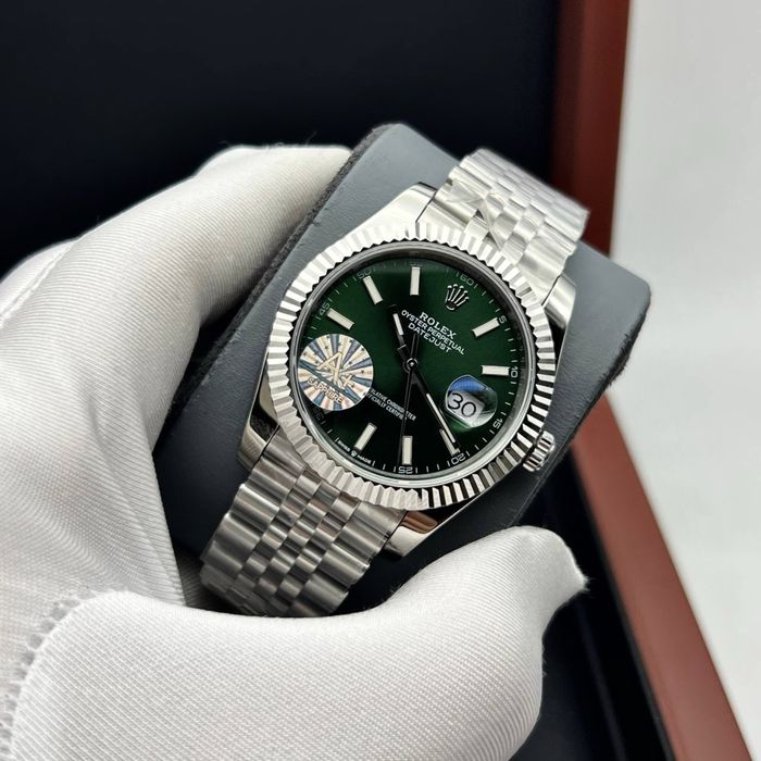 Ceas rolex datejust green dial 41,mm
