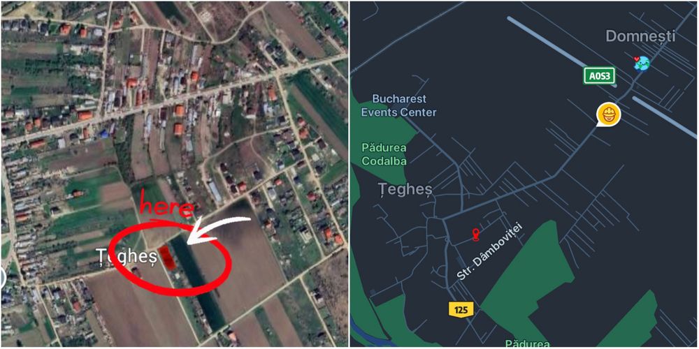 Vand teren Teghes Domnesti intravilan 420 mp