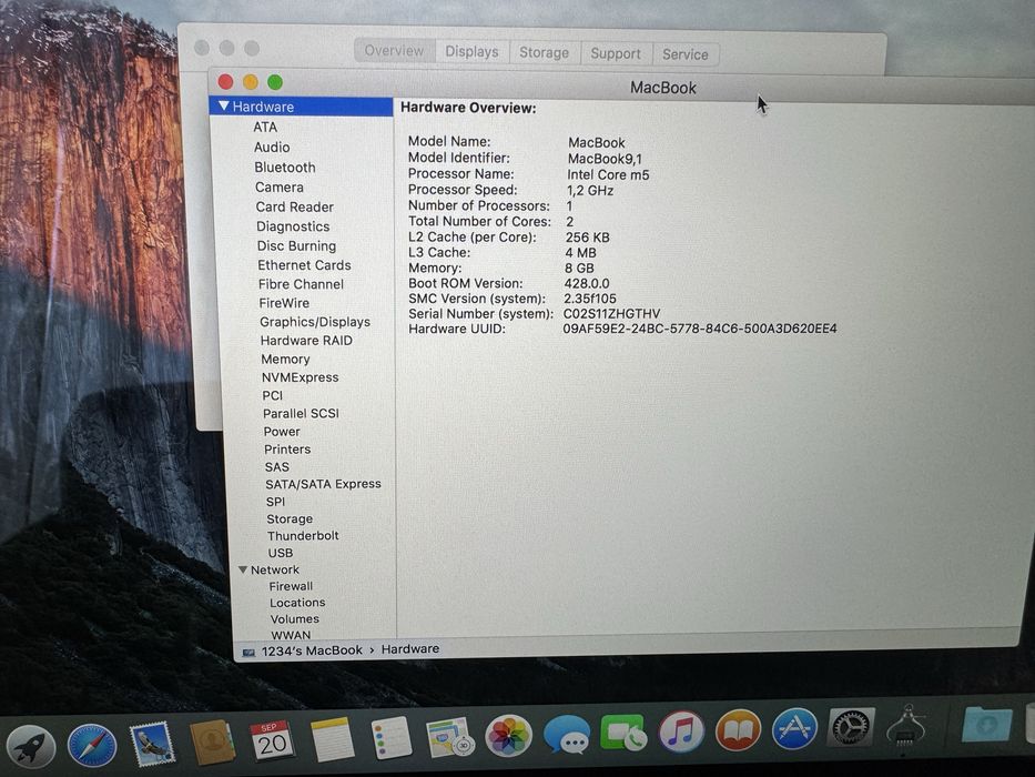 Vând Apple MacBook 12" – Core m5, 8GB RAM, 512GB SSD