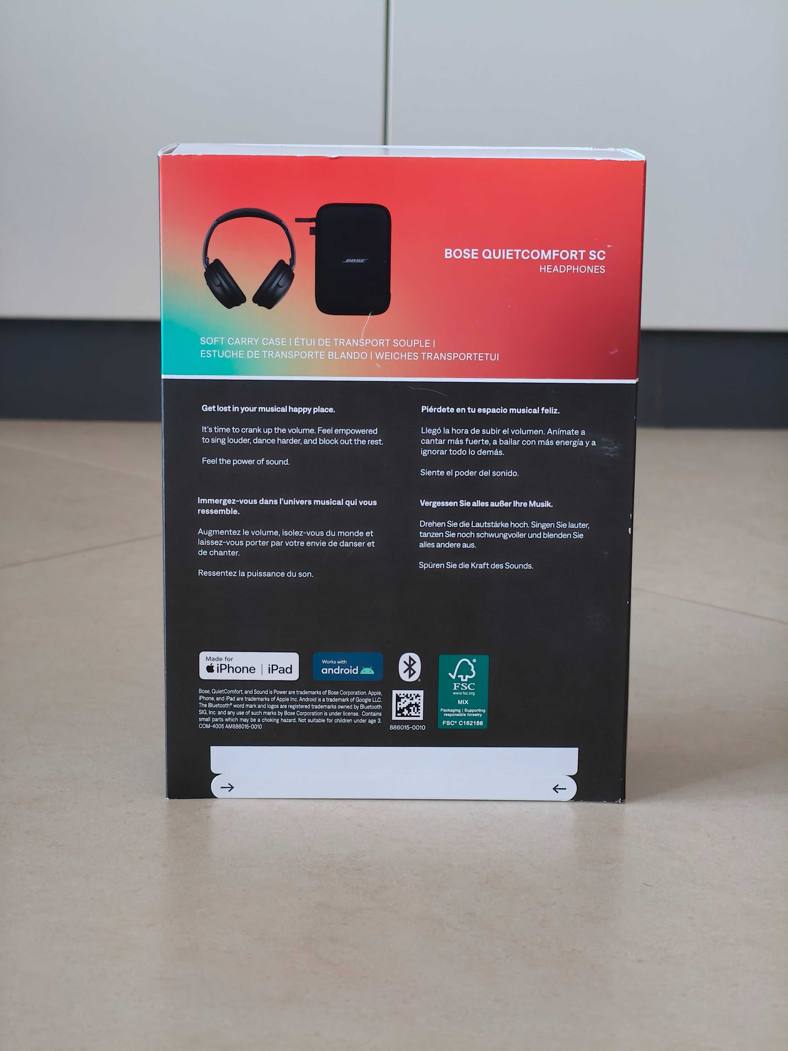 Слушалки Bose Quietcomfort SC